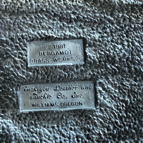 Bergamot Brass Works Montana Belt Buckle - Picture 2 of 2